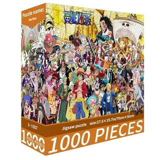 1000ชิ้นการ์ตูนอะนิเมะและภูมิทัศน์รูปภาพปริศนาน่ารักรักษาการบีบอัดปริศนาของเล่นของขวัญ
