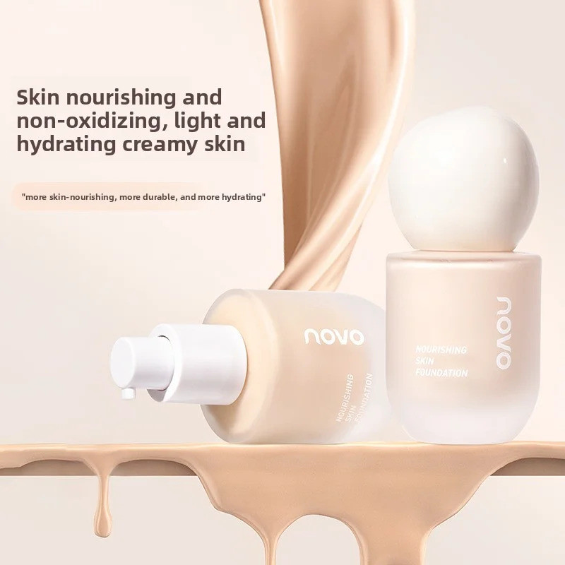 NOVO Cream Muscle Liquid Foundation คอนซีลเลอร์ 30g ให้ความชุ่มชื้นยาวนาน กันเหงื่อ และกันน้ํา