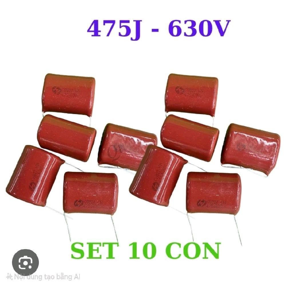 Red 475J/630V คาปาซิเตอร์ Combo - Phong Huy Electronics -