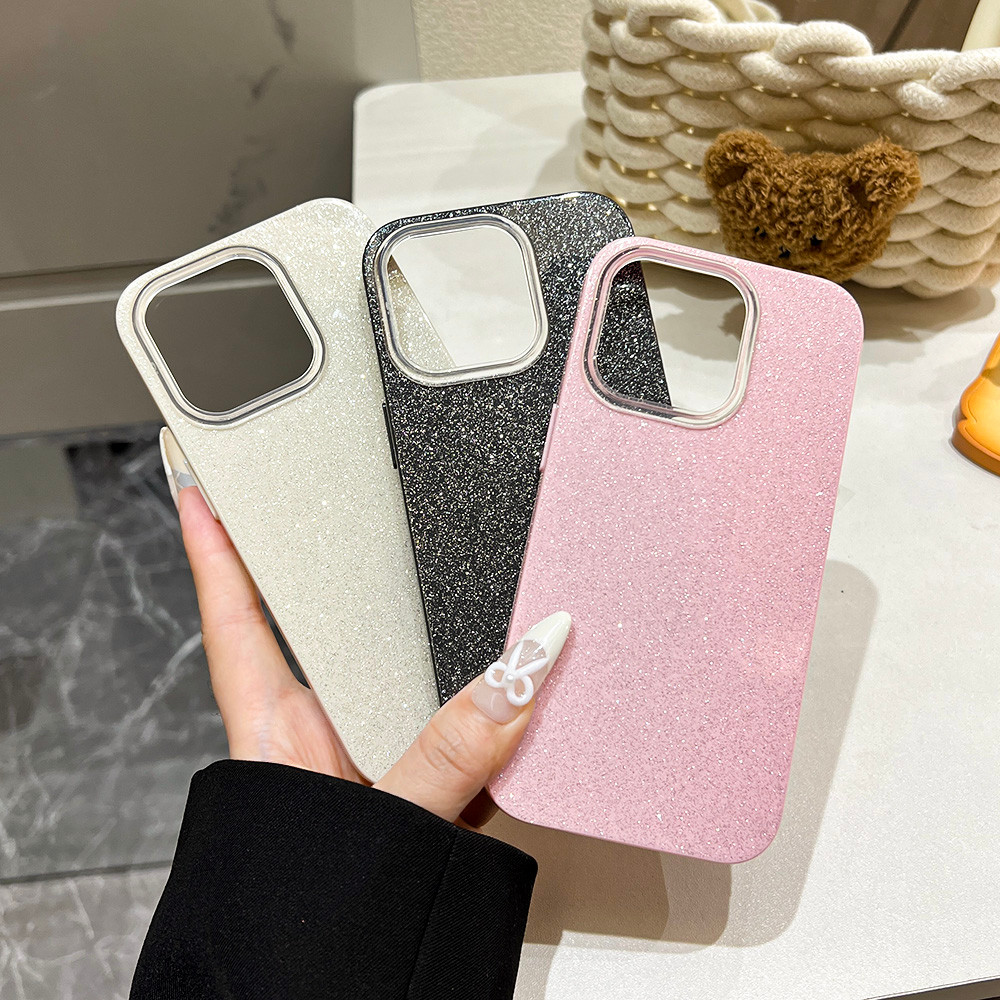 เคสทรศัพท์ For iPhone 11 13 Pro Max 16 Promax 15 14 13 12 Pro เคสไอโฟน 11 IMD Glitter เคส