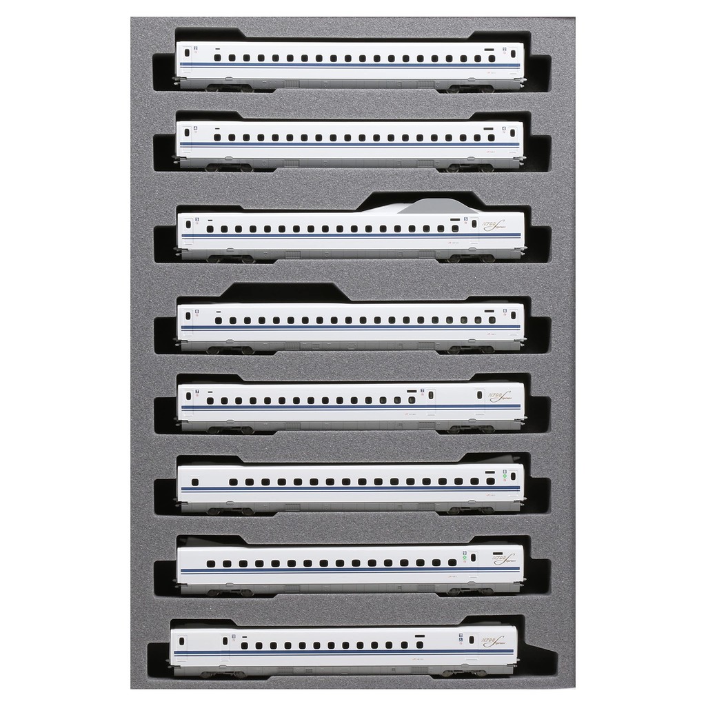 KATO N Gauge 10-1699 N700S Shinkansen Nozomi Additional Set B 8 Cars Model Train