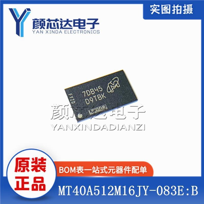ของแท้ MT40A512M16JY-083E: B Silk Screen Printing D9TBK BGA-96 Memory Chip IC