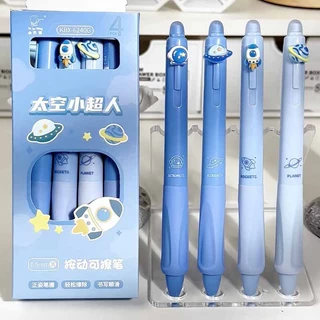 ปากกาลบได้สำหรับนักเรียน ปากกาเจลลบได้แบบเทอร์มอลคุณภาพสูง ปากกาเจลแห้งเร็ว Crystal Blue