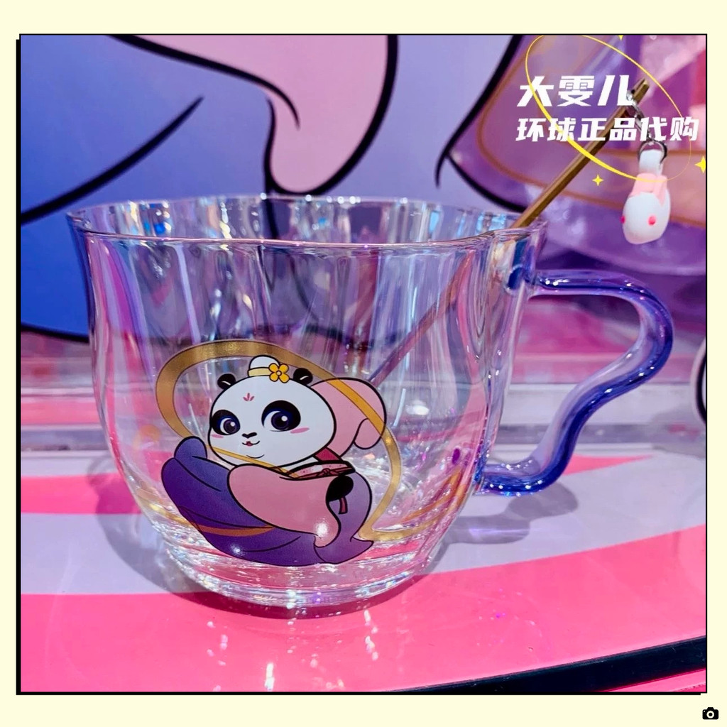 2025 Universal Studios ของแท้ Kung Fu Panda Meimei Gaishi Heroine แก้วแก้วน้ําถ้วยที่ระลึก