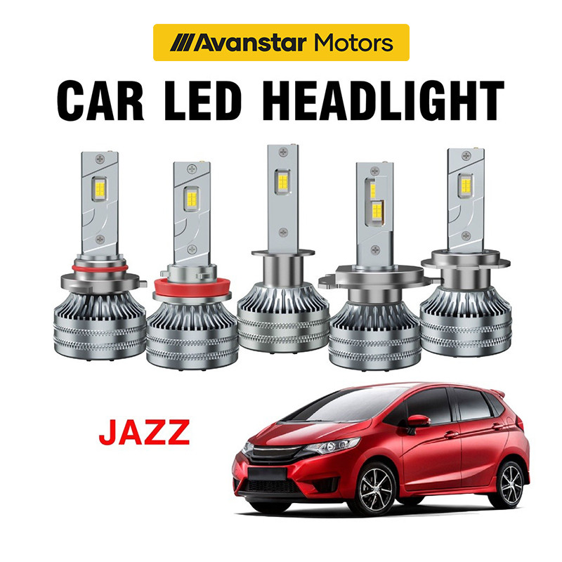 HONDAJazz 2PCS LEDไฟหน้าFoglight 90W H4 H8/H11 4300K/6000K/8000K Hi/Lo Beamไฟหน้าเปลี่ยน