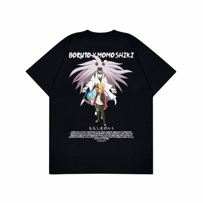 SAKAZUKI Kaos Baju Anime BORUTO X MOMOSHIKI T-shirt Series-A 0050 S-5XL