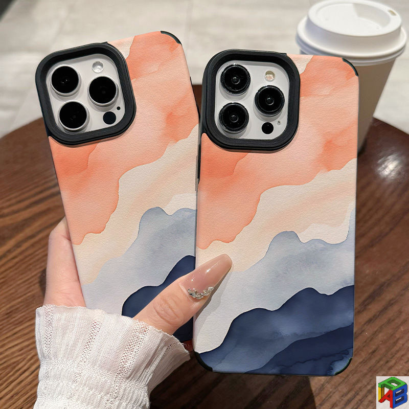 Creative Gradient Apple 15promaxเคสโทรศัพท์Iphone14pro Internet Celebrity 13/12 Fresh 11 Soft Case Xs/XRหนังป้องกันกรณี