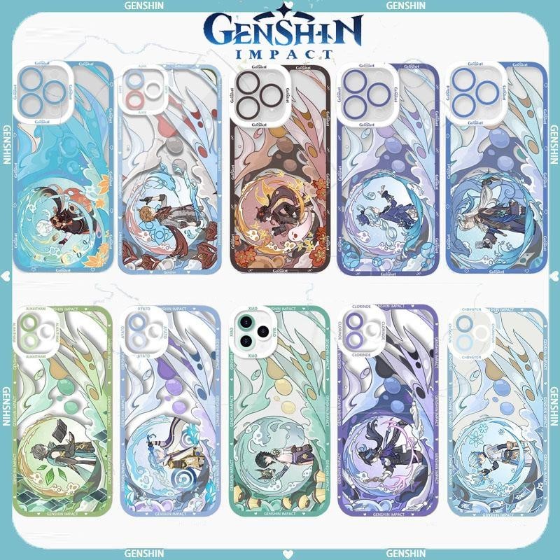 เกม Genshin Impact เคสโทรศัพท์สําหรับ Realme C51 C53 C63 C65 C67 C11 8 9 6 Pro Plus ปลอกโปร่งใสอะนิเมะการ์ตูน Soft TPU Cover
