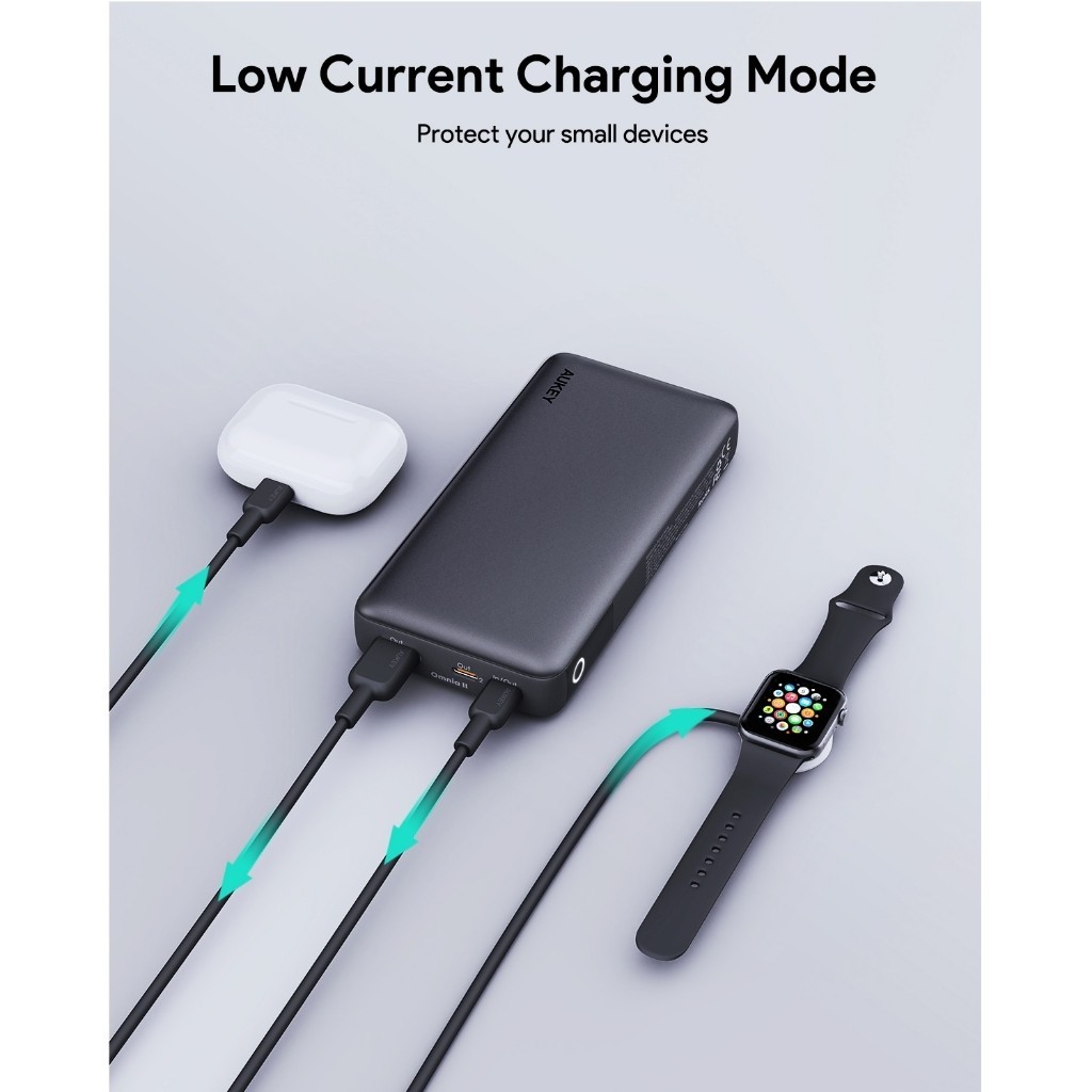 แบตอึด AUKEY PB-Y42 พาวเวอร์แบงค์ชาร์จเร็ว Sprint X 20K 30W 20000mAh Portable Power Bank with PD3.0
