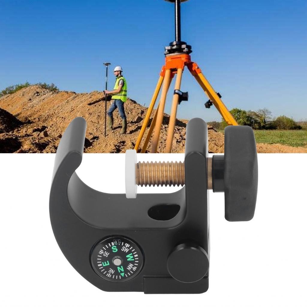 GPS RTK Pole Clamp Date Collector Holder แฮนด์อะลูมิเนียมอัลลอยด์