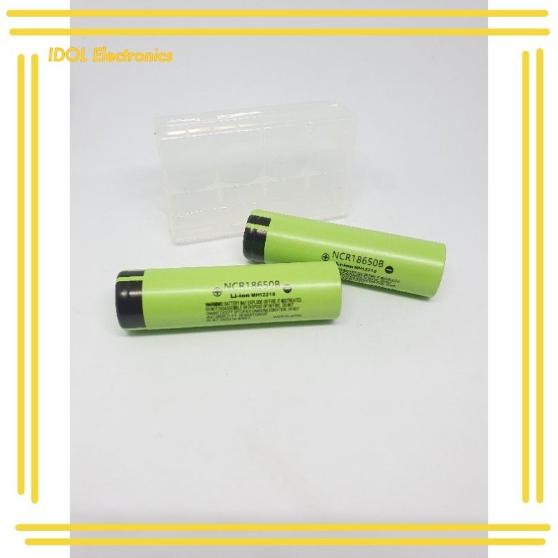 ราคาถูก! Panasonic NCR18650B 18650 3400mAh mAh 3.7Vของแท้!!   แบตเตอรี่ลิเธียมพานาโซนิค   แบตเตอรี่ลิเธียมแบบชาร์จได้จ้า