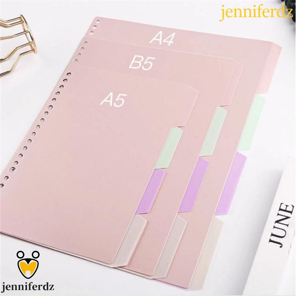 Jenniferdz ที่คั่นหนังสือไดอารี่ B5 A5 A4 สําหรับโรงเรียน สํานักงาน