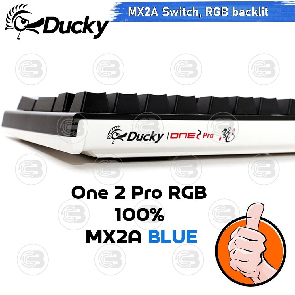 [CoolBlasterThai] Ducky One 2 Pro RGB BLUE MX2A Switch 100% TH/EN (คีย์บอร์ด) - รูปที่ 2
