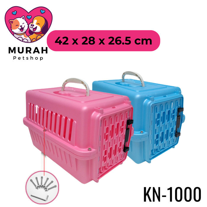 Kennel Box Pet Crate Cargo Travelling Dog Cat KN1000