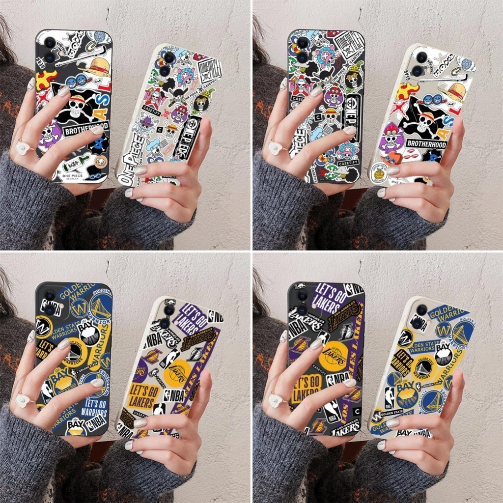 Nba แท็กกันกระแทกเคสโทรศัพท์ Vivo X50 X60 X70 X80 PRO Y20S Y12A Y12S Y21 Y33S Y21T Y33T Y22 Y22S X50PRO X60PRO X70PRO X80PRO M018B กรณี