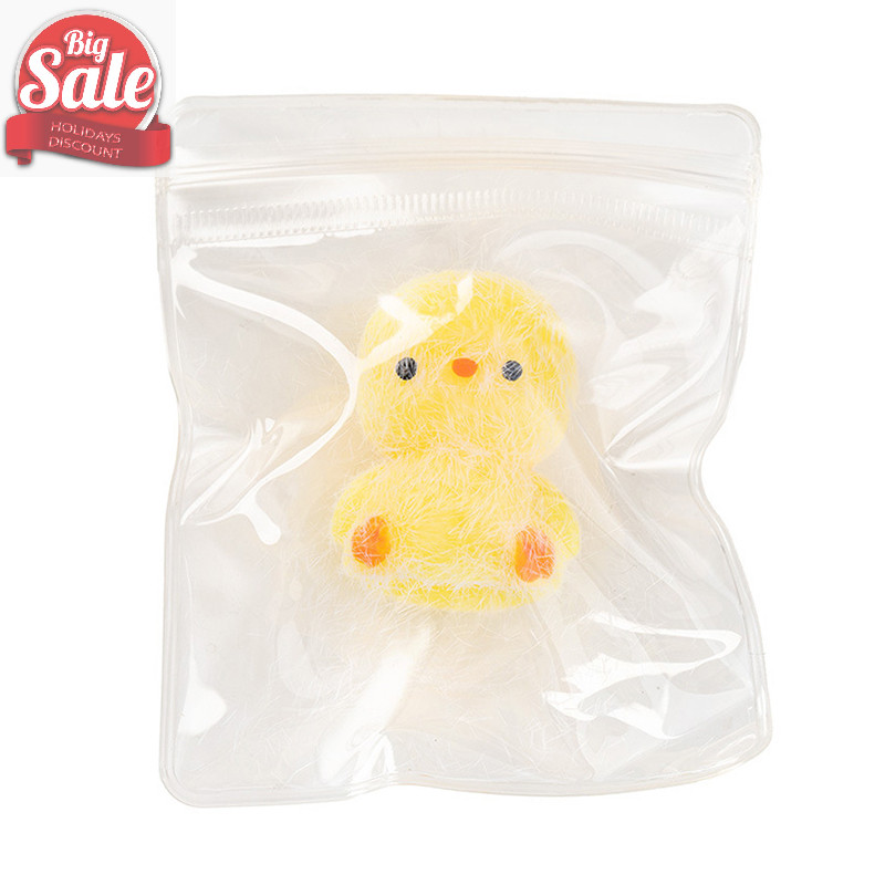Af Sticky TPR Squishy Mini Flocking Chick ความเครียดบรรเทา Squishy ใหม่ Fidget ของเล่น Mini บรรเทาบีบของเล่นเด็ก Deion ของเล่น A