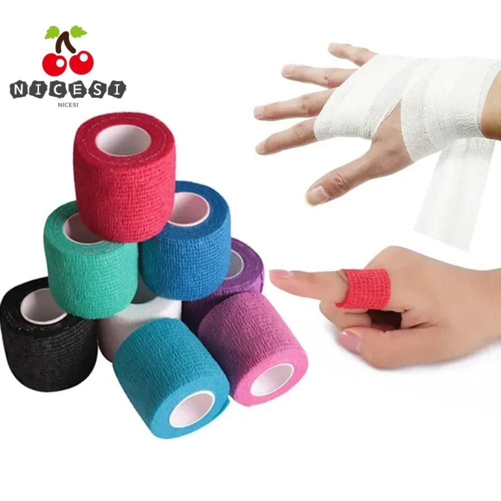 Nicesi Sport Wrap Tape, Palms /Wrists Breathable Elastic Bandage, Elastoplast Reusable ยืดหยุ่นอุปกร