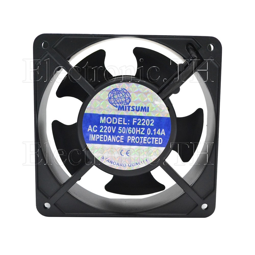 พัดลมระบายอากาศMitsumi F2202 120*120*38mm 220VAC