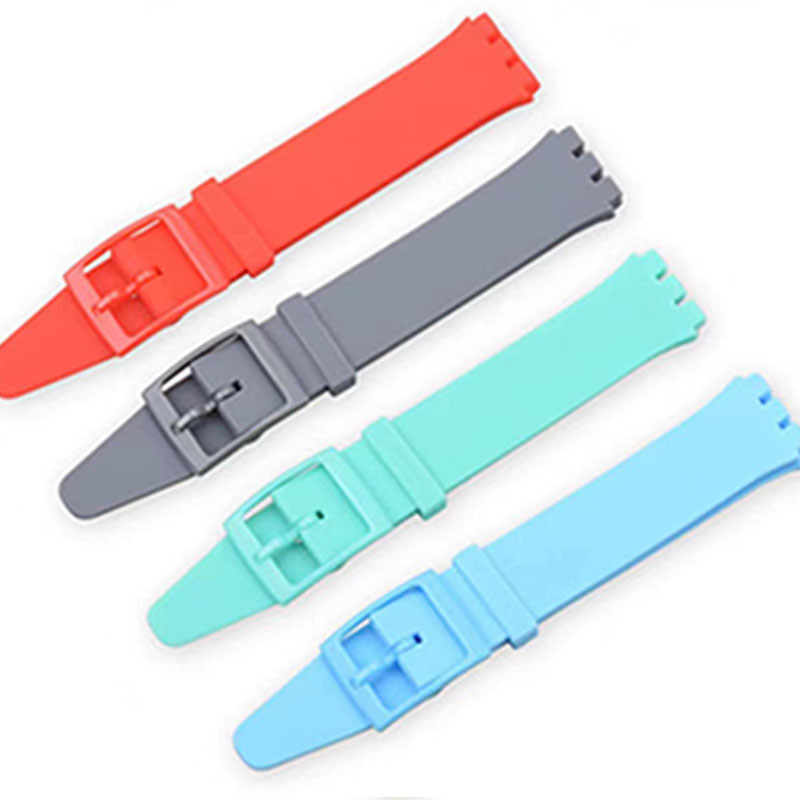 SWATCH ยางซิลิโคนนาฬิกาสําหรับ ตัวอย่าง สายนาฬิกา12มิลลิเมตร16มิลลิเมตร17มิลลิเมตร19มิลลิเมตร20มิลลิเมตรสร้อยข้อมือ ใช่404 เซอร์103 อิลส์195นุ่มที่มีสีสันสายรัดข้อมือสายนาฬิกาข้อมือกีฬากั