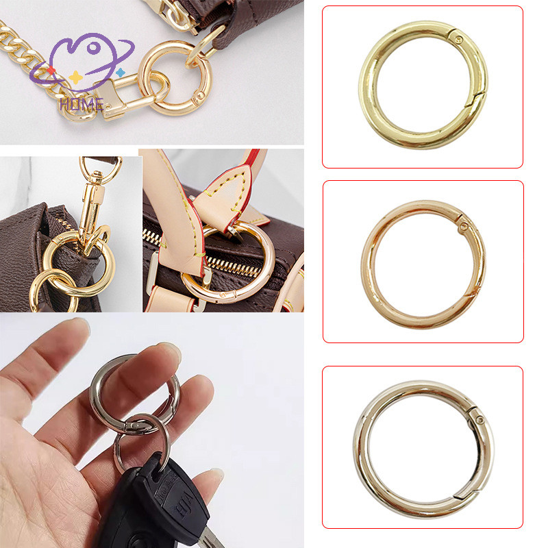 [mayhome] Spring Gate O แหวนเปิดพวงกุญแจกระเป๋าหนังกระเป๋าถือเข็มขัดอะไหล่จี้หัวเข็มขัด Snap Clasp คลิปตะขอทริกเกอร์ {TH}