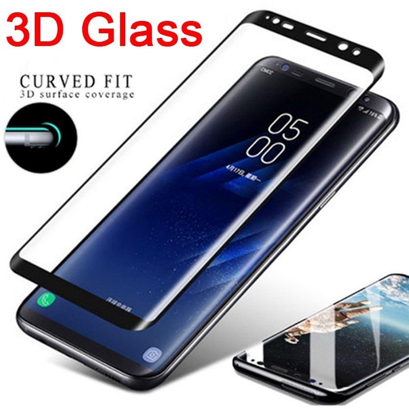 กระจกดัดผม3D สำหรับ Samsung Note ฝาครอบเต็ม20-10-9-8 -S21 -S20 -S10 -S9-A22 A72ป้องกันหน้าจอ-A52 -A42 -A32---M52--M32-m22 jn1n emoj