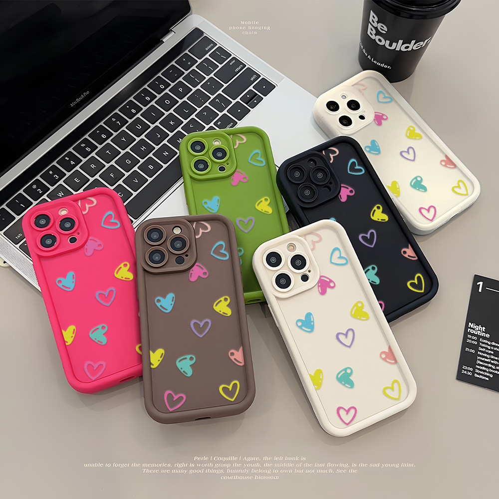8-19บาท เคสโทรศัพท์ เคส for iPhone 11 13 14 15 12 Pro Max XR 7 8 Plus XS Max SE เคสไอโฟน11 Tpu กันกระแทก ซิลิโคนนิ่ม