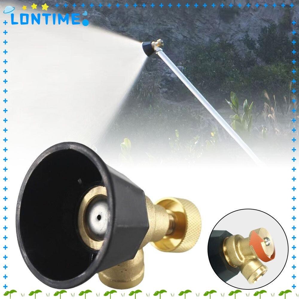 Lontime เครื่องพ่นสารเคมีสวน,ทองเหลืองอลูมิเนียมอัลลอยด์ชลประทานหัวฉีด,ร้อนปรับแรงดันสูงยาฆ่าแมลง Sprayer อุปกรณ์ทําสวน