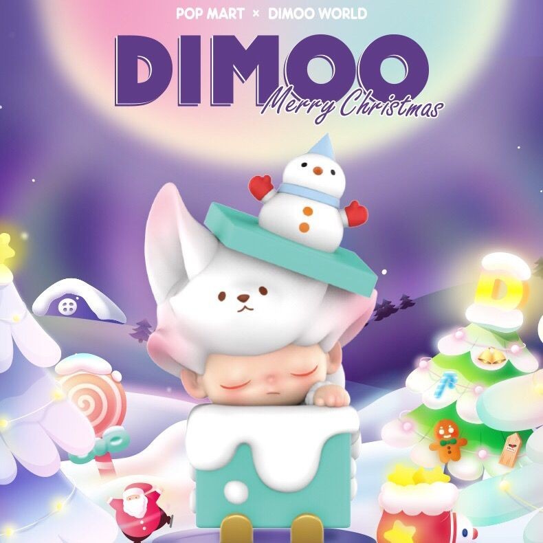 Popmart POPMART DIMOO Christmas Series Mystery Box Gift Influencer Jewelry