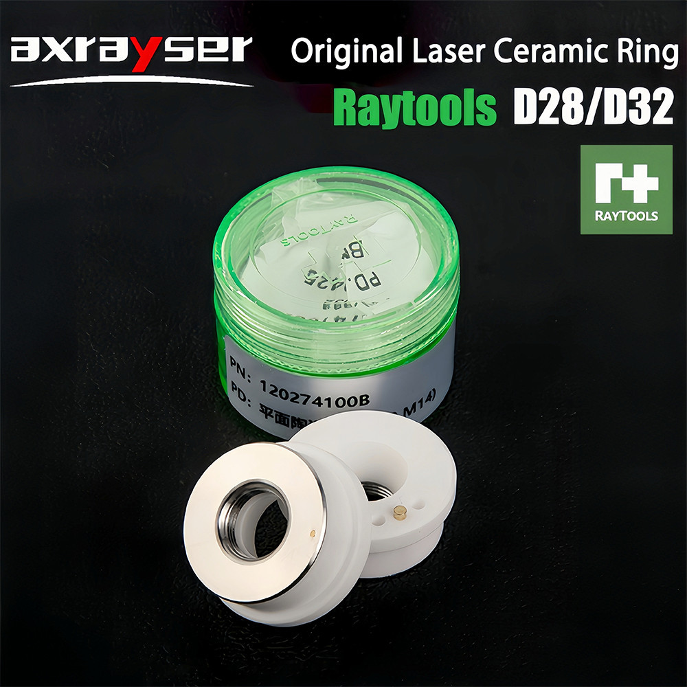 Original Raytools เลเซอร์เซรามิค Dia 28 มม./32 มม.M14 หัวฉีดแหวนสําหรับหัวตัดไฟเบอร์ BT230 BT240 BMH110 114