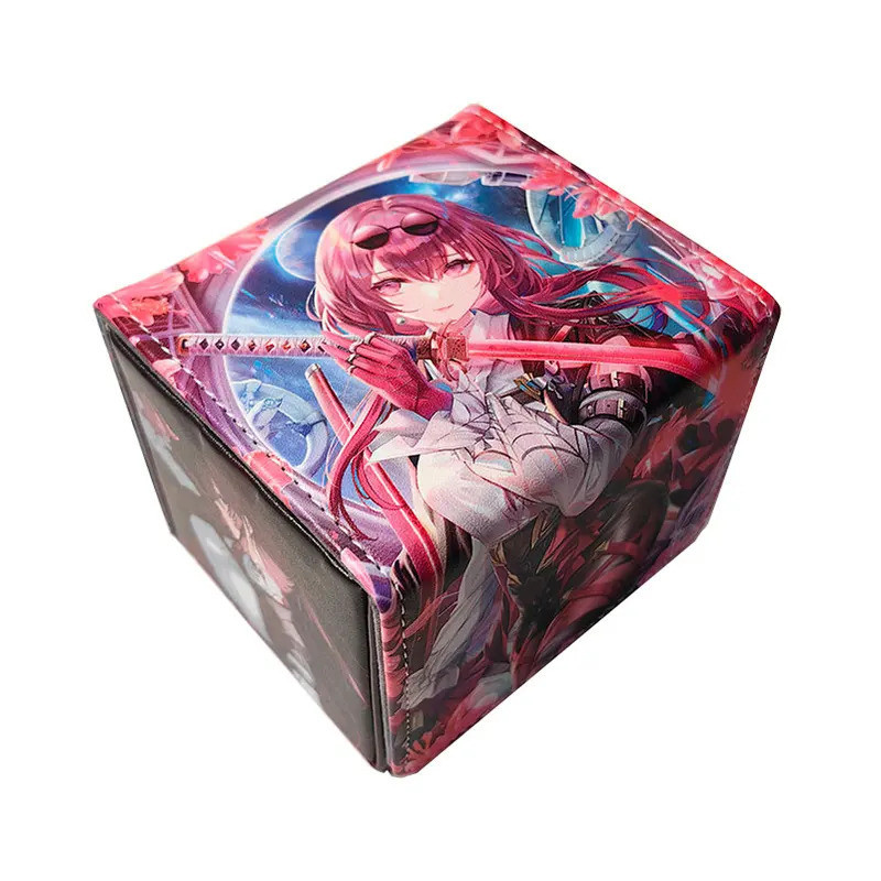 100 + PU อะนิเมะการ์ดกล่องเก็บสํารับเกมกระดาน TCG การ์ดกล่องป้องกันกระเป๋าสําหรับ MGT/Pkm/Yu-gi-oh/Trading การ์ดรวบรวมเกม