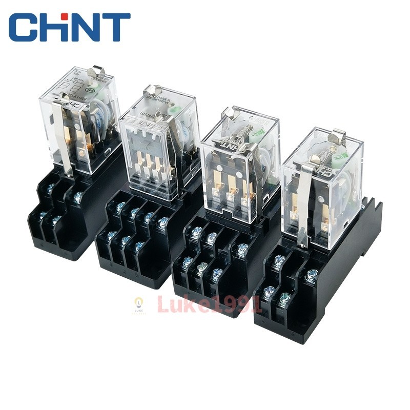 CHNT JQX-13F(D) รีเลย์ระดับกลางขนาดเล็ก AC220V 24V 10A LY2NJ