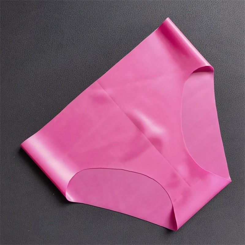 Latex สุภาพสตรีกางเกงยางไม่มีรอยต่อโปร่งแสงเซ็กซี่เย็บไม่มีรอยต่อสีทึบ One-Piece P