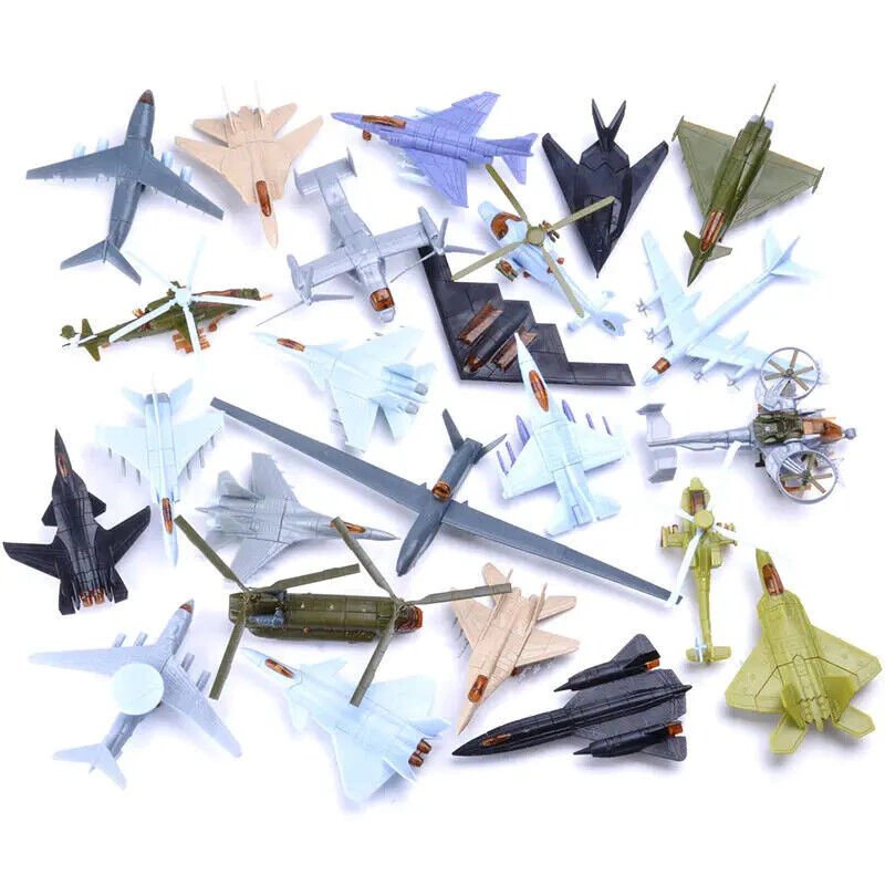 1/144 Scale 8 รูปแบบเครื่องบินประกอบรุ่น AV-8A F-5E F15 F/A-18 UH1H MI8 SU25 J16 Fighter ทหารเครื่องประดับมินิของเล่นพลาสติก, พร้อมฐาน,สีได้ thumbnail 9