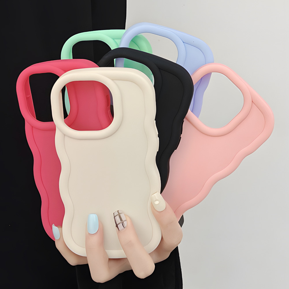 หรูหราแฟชั ่ น Candy สี Macaron Casing สําหรับ iPhone 15 11 13 14 12 Pro MAX 7Plus XR 7 8 6 7 Plus X XS MAX SE 2020