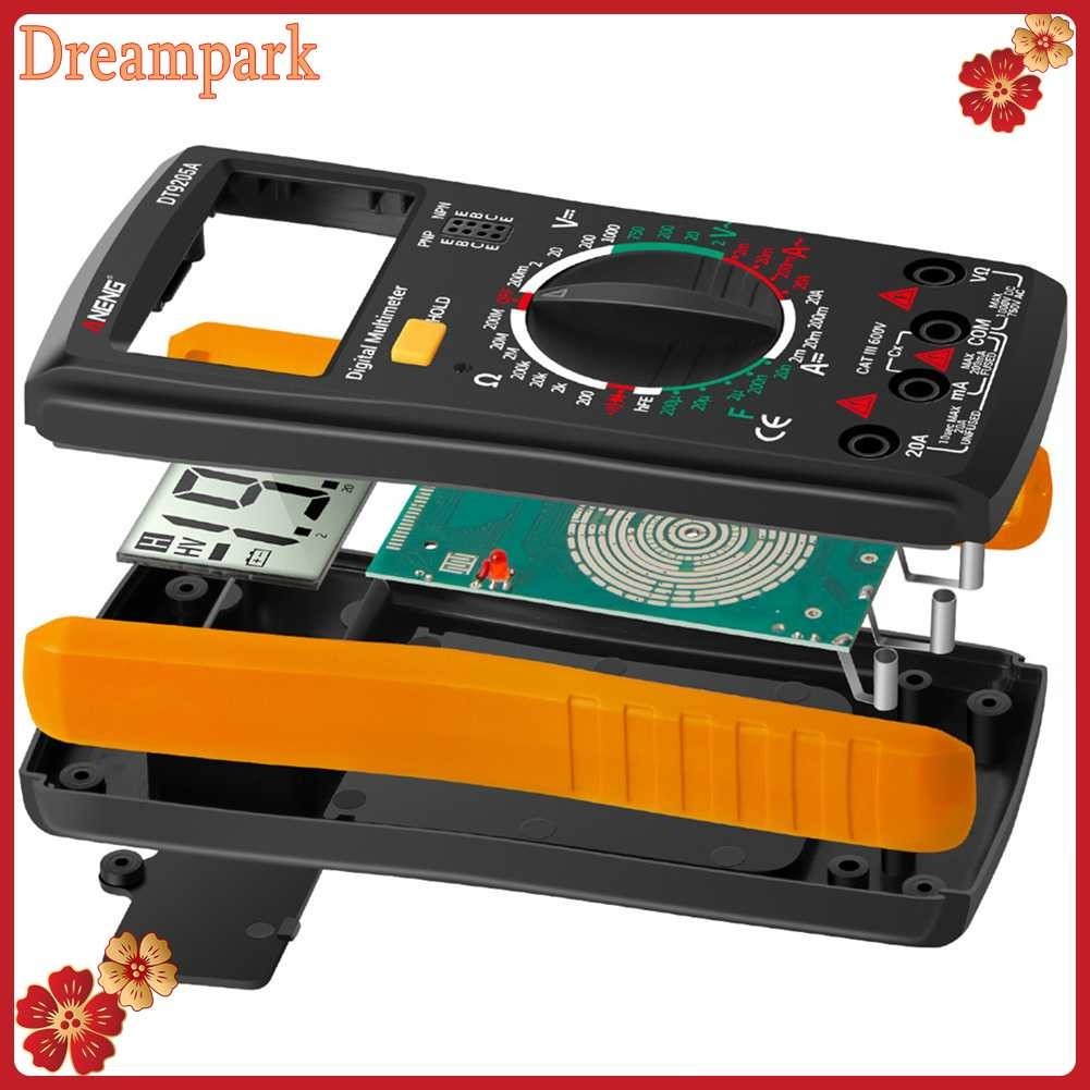 มัลติมิเตอร์ Dt-9205A มัลติมิเตอร์ดิจิตอล 9205A หน้าจอ Lcd ความถี่ O4W0 G2O1