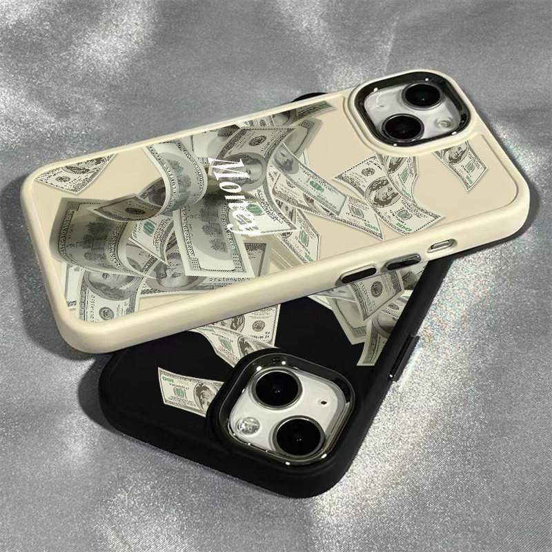 Chaopai USDธนบัตรรูปแบบเคสโทรศัพท์สําหรับIPhone 15 14 13 12 11 Pro Max Xr X Xs Max 7 8 SE 2020 เลนส์