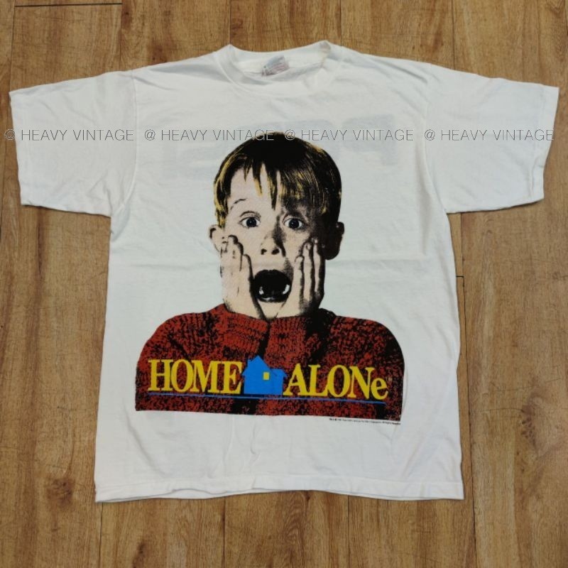 T-Shirt คำแนะนำยอดนิยม HOME ALONE (1990) MOVIES เสื้อลายหนังดัง ลายภาพยนตร์ โดดเดี่ยวผู้น่ารัก heavy