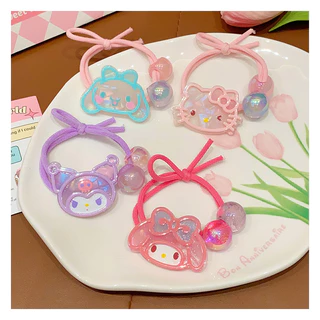 ยางมัดผม ที่คาดผม เด็กผู้หญิง ไม่เจ็บผม ลายการ์ตูนน่ารัก ยางยืดสูง สินค้าพร้อมส่ง