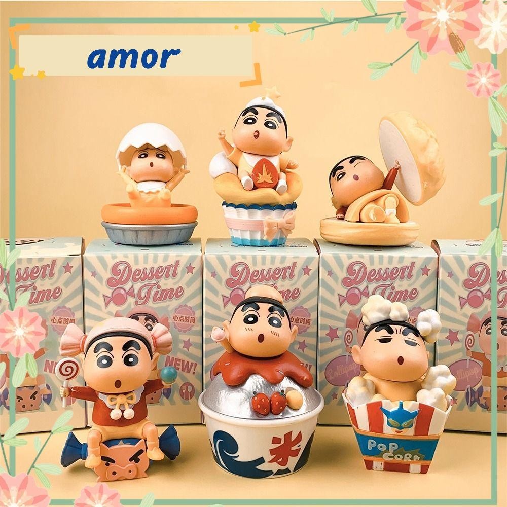 Amor12 Box, Model Pokonyan Box, Random Crayon Shin-chan Daily Dressing Series ของขวัญฟิกเกอร์อนิเมะ