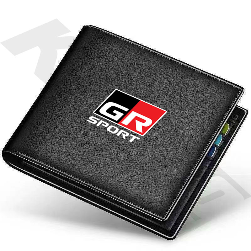 โปรโมชั่นจํากัดเวลา  Toyota Gr Sport Gr Gazoo Racing กระเป๋าสตางค์ใบขับขี่คุณภาพสูงผู้ชายธุรกิจสไตล์มินิมอลอุปกรณ์เก็บของในรถ