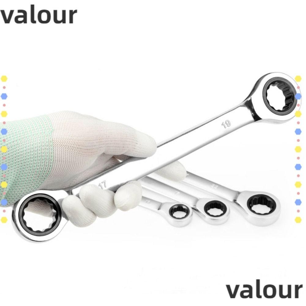 Valour แหวนประแจวงล ้ อ , Professional สะดวก Spanner Set, ทนทาน Double Head แบบพกพาโลหะเครื ่ องมือซ ่ อมรถยนต ์ สําหรับรถยนต ์