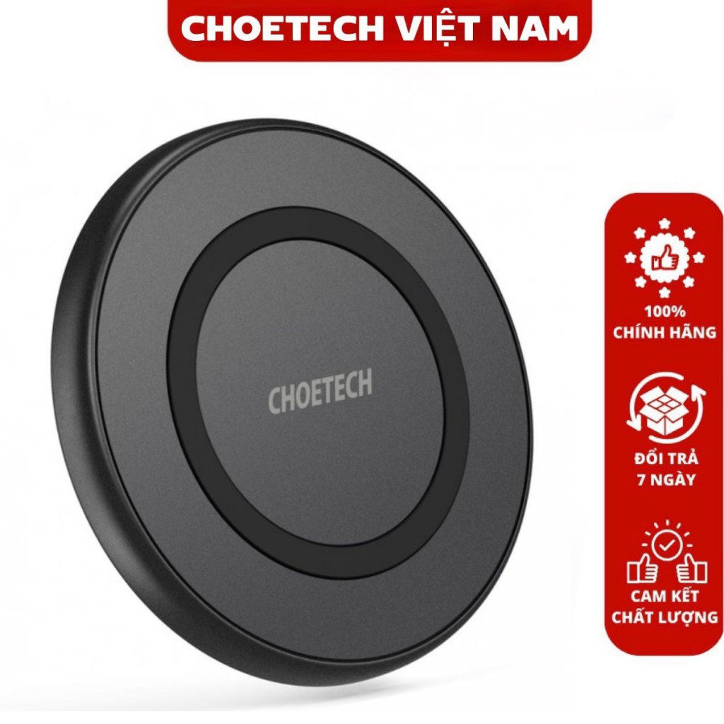 Choetech T526 แท่นชาร์จไร้สายแบบเร็ว ความจุ 10W (สินค้าแท้)