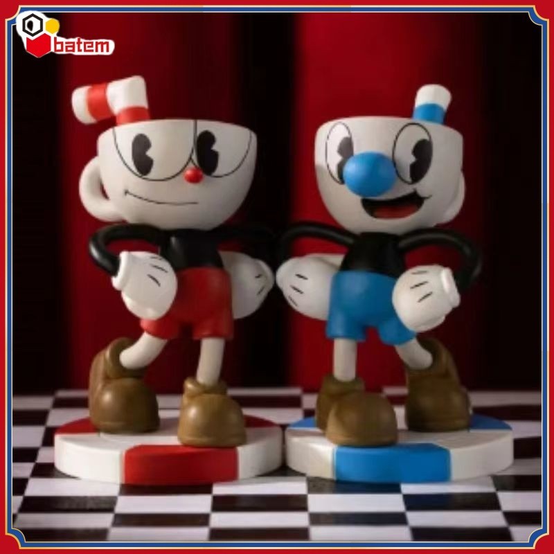 Plzdotxstudimdhr ถ้วยชาหัวผจญภัย Series กล่องตาบอดชื่อร่วมรอบเกมอินเทรนด์เล่นตกแต่งตุ๊กตา