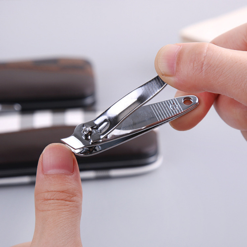 กรรไกรตัดเล็บ ชุด 7 ชิ้น อุปกรณ์แต่งเล็บ ที่ตัดเล็บ มาพร้อมกระเป๋าหนัง พร้อมส่งจากไทย - รูปที่ 3