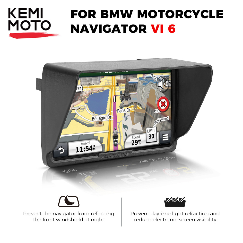 Yสำหรับ BMW Navigator VI (6) รถจักรยานยนต์ GPS Navigator แสงสะท้อนแว่นกันแดดโล่วิสัยทัศน์สำหรับ BMW 