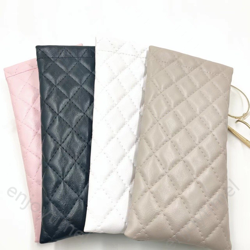 พรีเมี่ยม Y2K สดแว่นตากระเป๋าหนัง PU นุ่มแบบพกพาแว่นกันแดดถุงเก็บกันน้ำทนทานป้องกันแว่นตาภาชนะ - รูปที่ 5