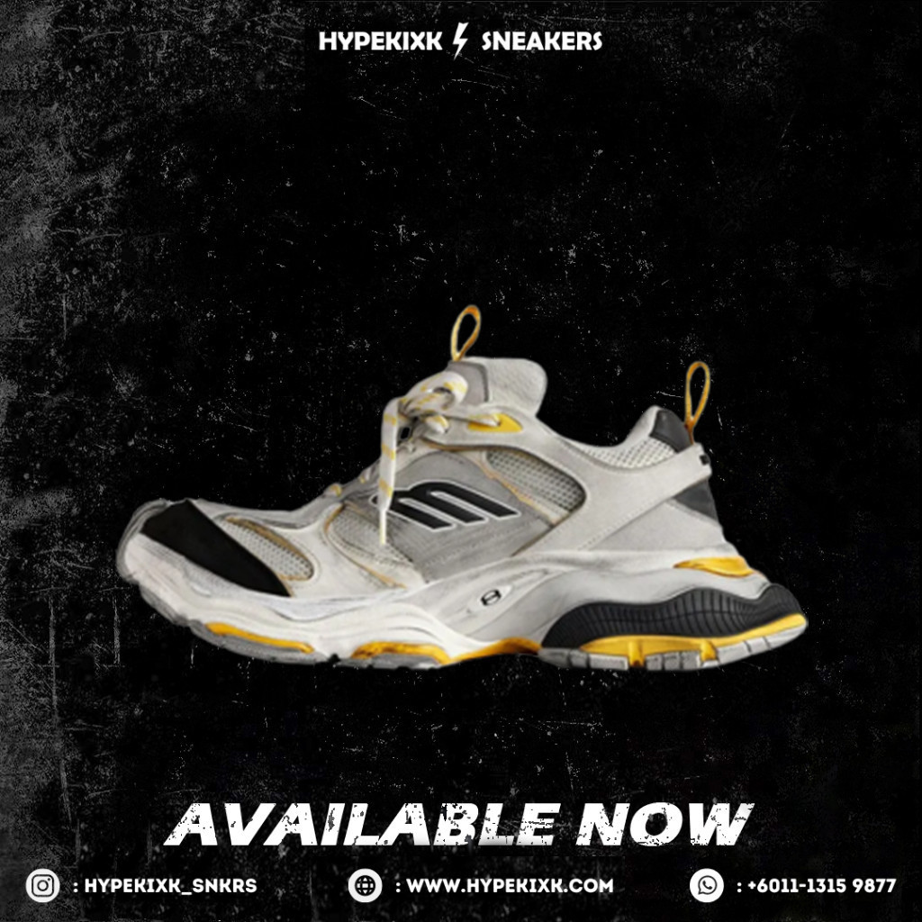 Balenciaga Cargo Sneaker Grey Black Yellow 784341W2MV11170 Sneakers Shoes