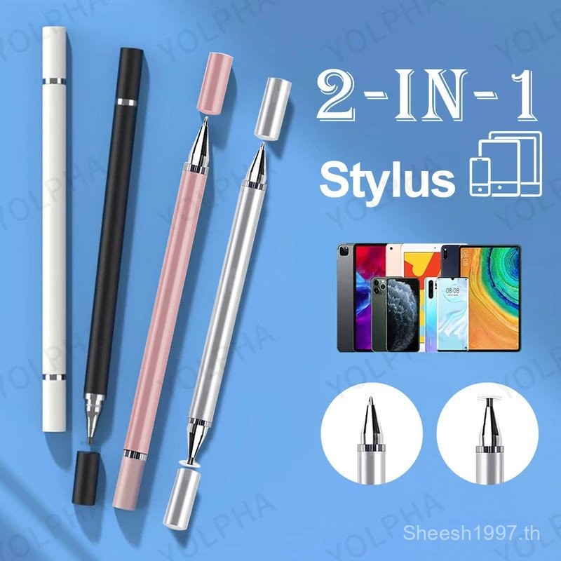 ปากกาสไตลัสสากลสำหรับ Android มาร์ทโฟนสำหรับ iPhone Pad แท็บเล็ตปากกา por หน้าจอสัมผัสสำหรับอุปกรณ์เสริม iPad ปากกา