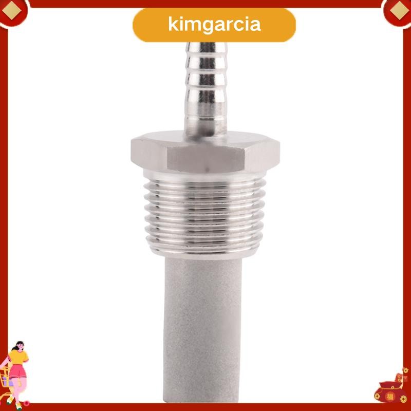 kimgarcia Home Brewing Inline Oxygenation Diffusion Stone Aeration Stone 1/2 Npt Carbonation Stone