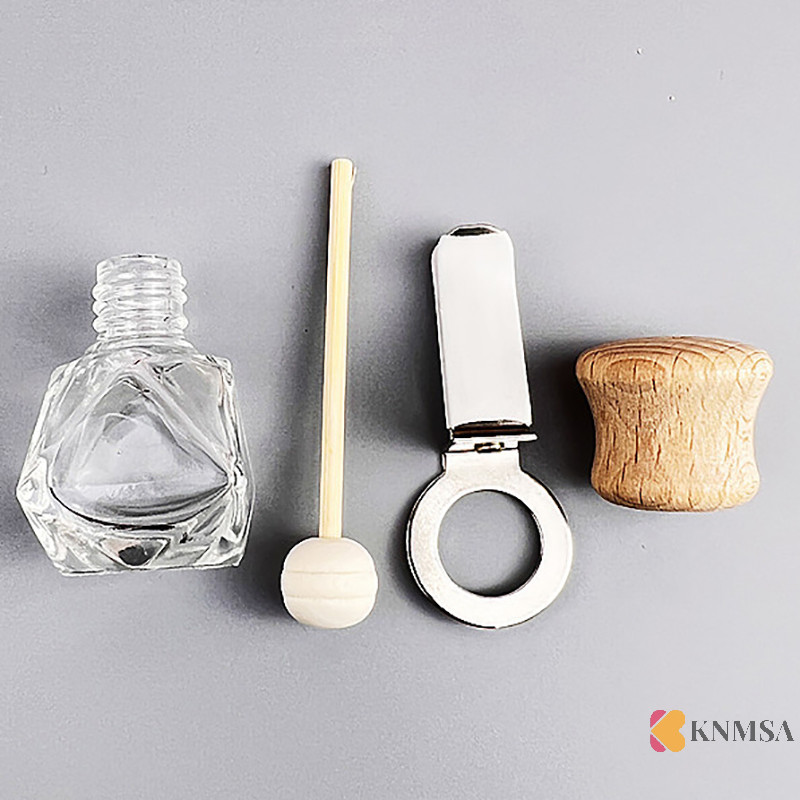 Knmsa] Air Freshener เครื่องประดับแต่งหน้า Vent ขวดแก้วเปล่าตกแต่งขวดแก้วเดิมสนคอเต่าเดิมไม่เป็นไร